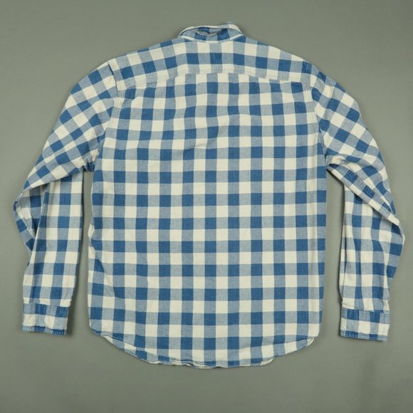 Wallace & Barnes Jumbo Plaid Thick Cotton Shirt M - Picture 3 of 4